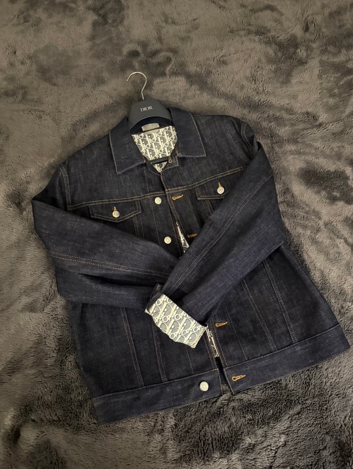 디올 오블리크 데님 자켓 52사이즈 상품이미지2
