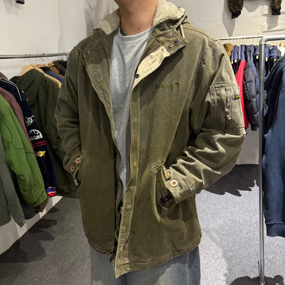 팀버랜드 90s 빈티지 야상 자켓 상품이미지3