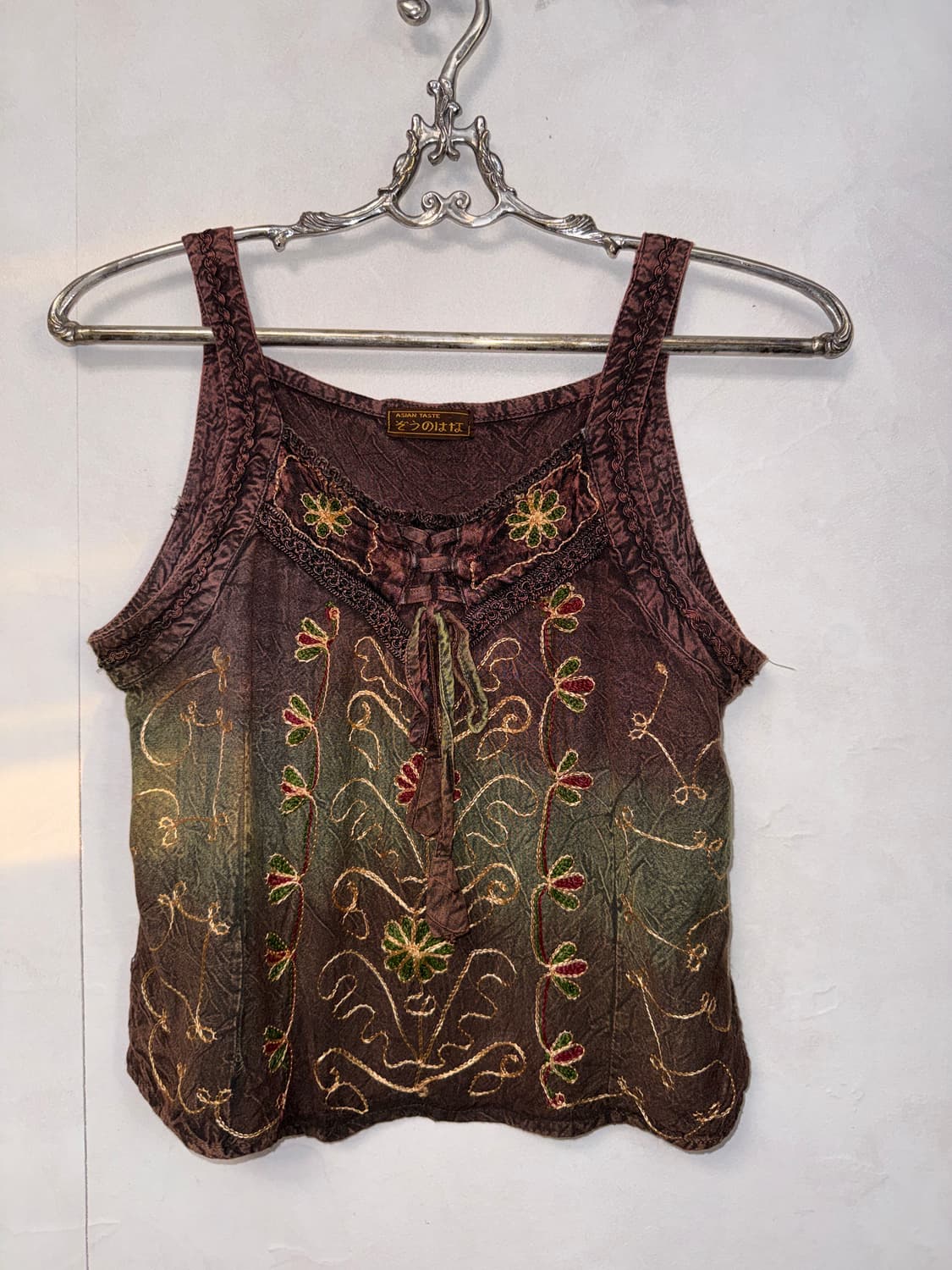 Khaki brown ethnic hippie sleeveless  상품이미지6