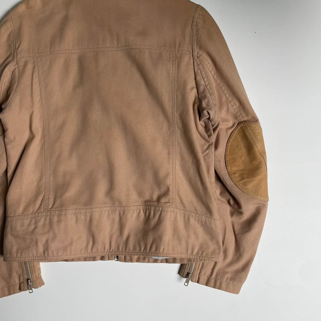 Alex&co 크로스 지퍼 포켓 레더 파츠 자켓 (italy)   상품이미지8