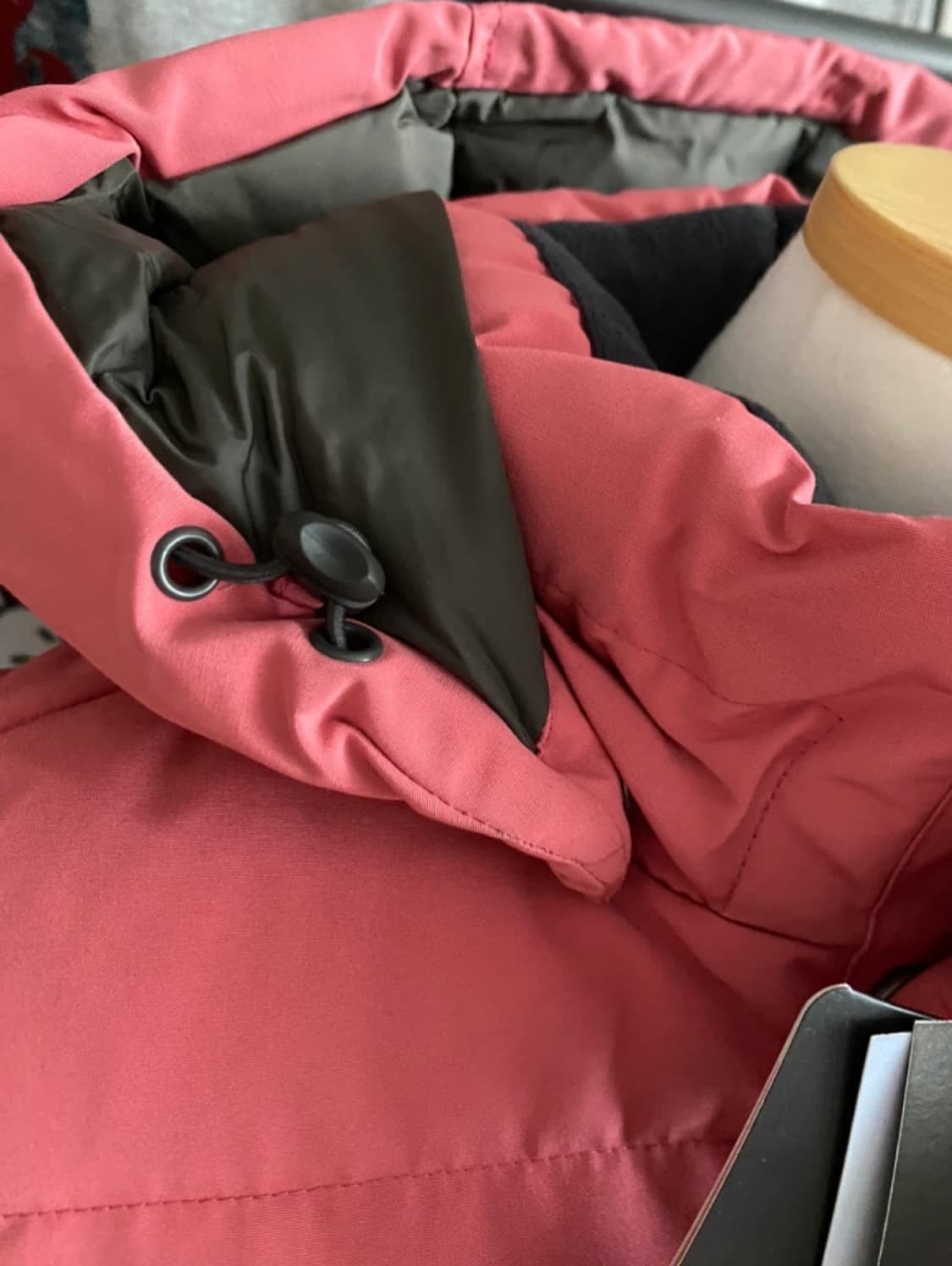 Jeep 핑크 후드 패딩 조끼 S 상품이미지8