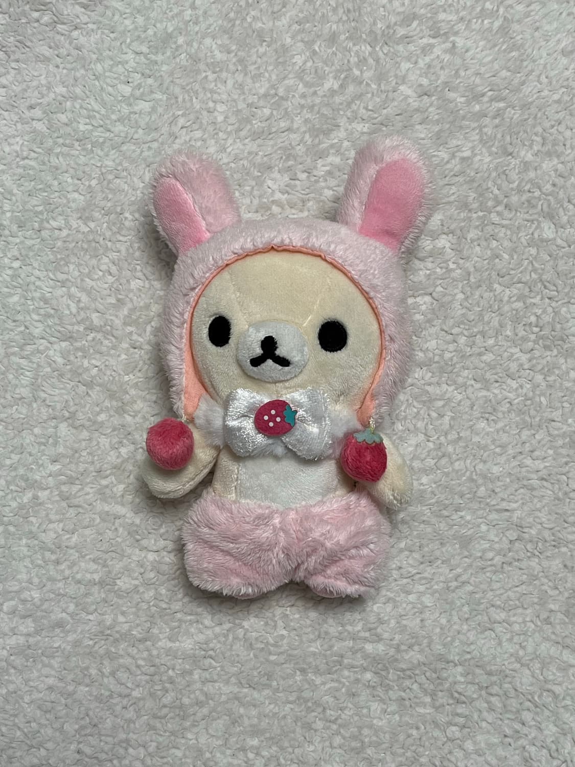 고전 코리락쿠마 딸기 우사기 인형 상품이미지1