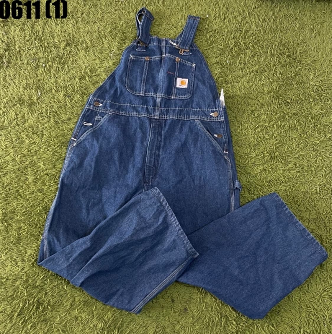 칼하트 데님 오버롤 상품이미지1