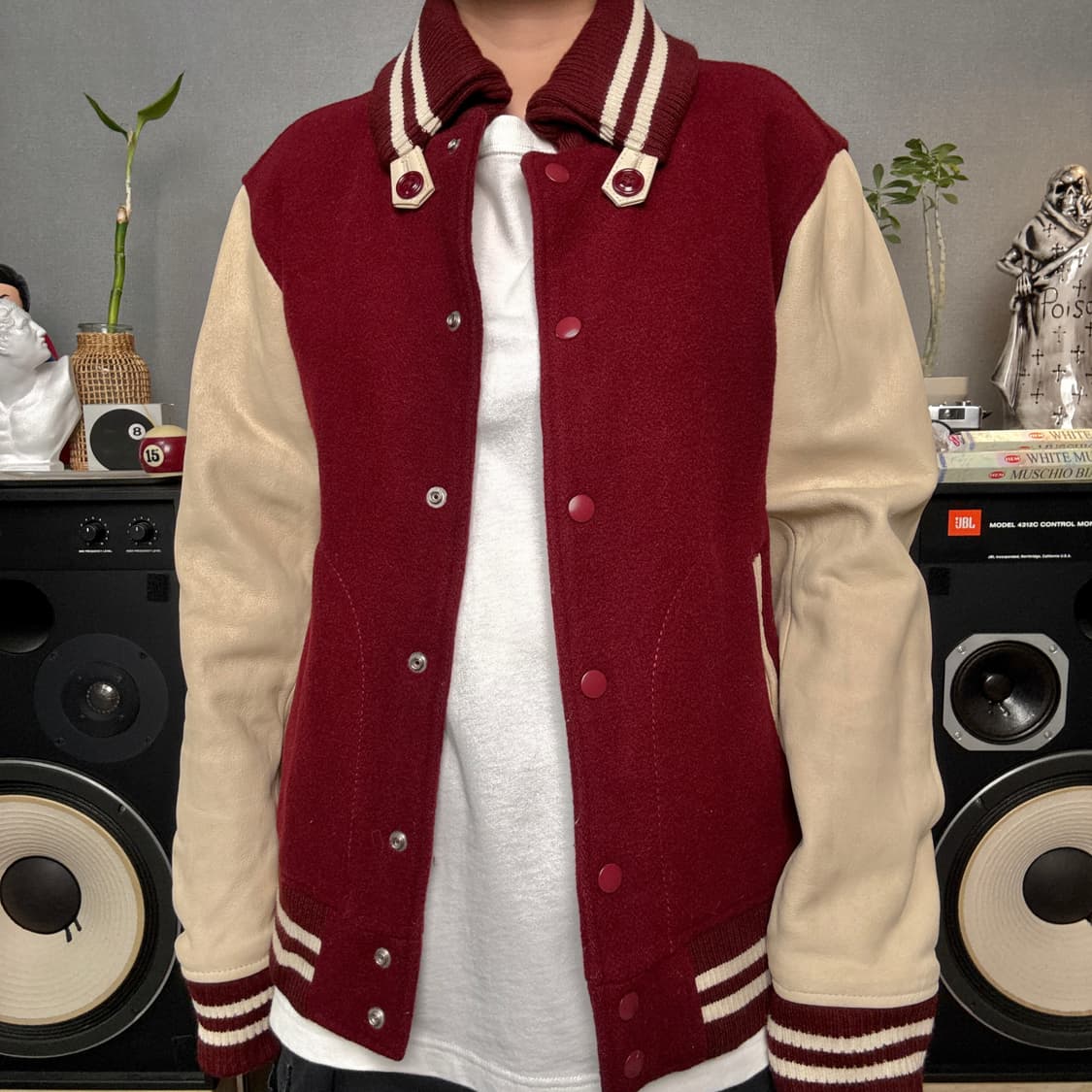 빔즈 빈티지 바시티자켓 상품이미지1