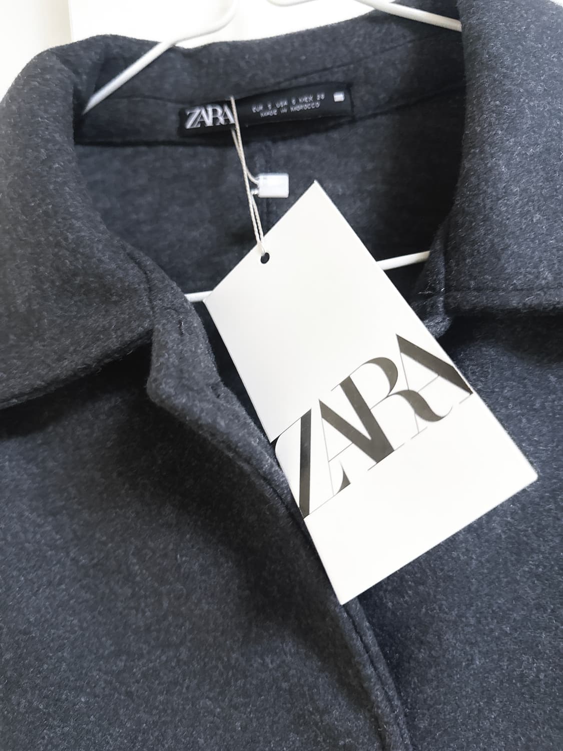 자라 소프트 포켓 재킷 그레이 S 새상품 상품이미지5