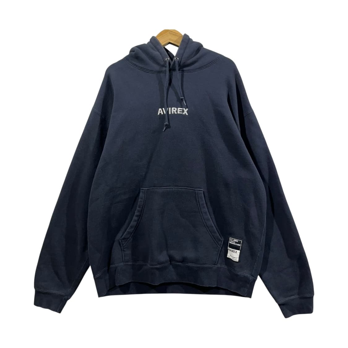 [Avirex] 아비렉스 로고 후드티셔츠 상품이미지1