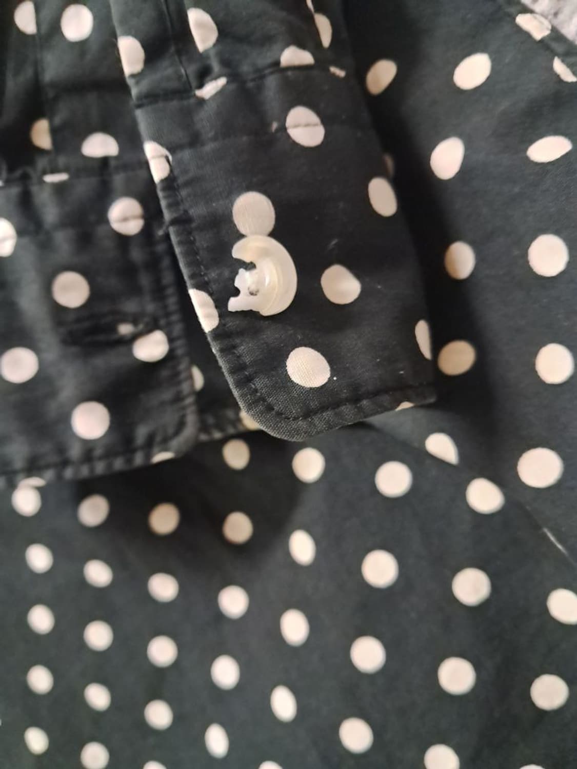 꼼데가르송 도트 남방 상품이미지3