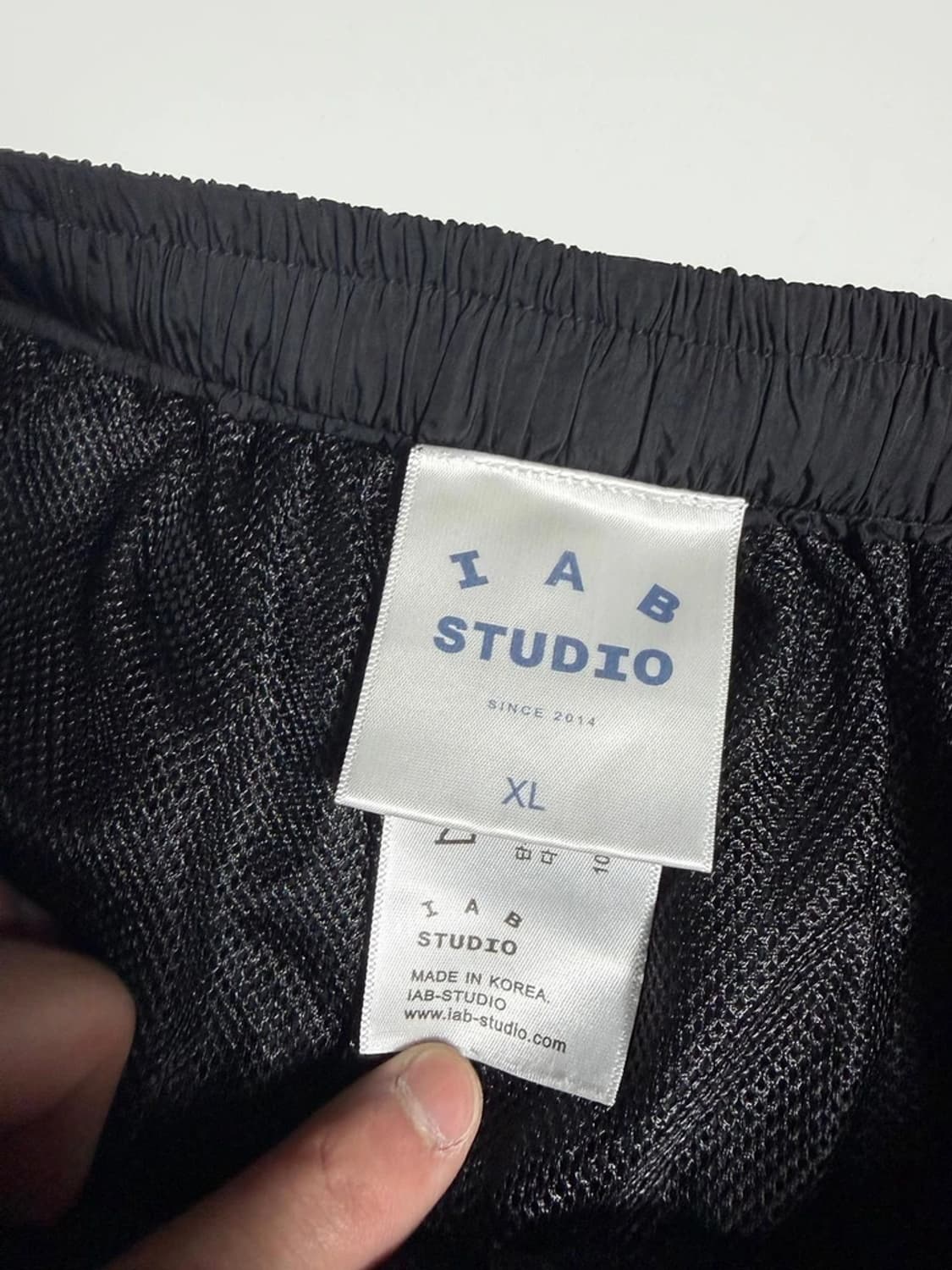아이앱스튜디오 스몰로고 나일론 반바지 R1620 상품이미지5