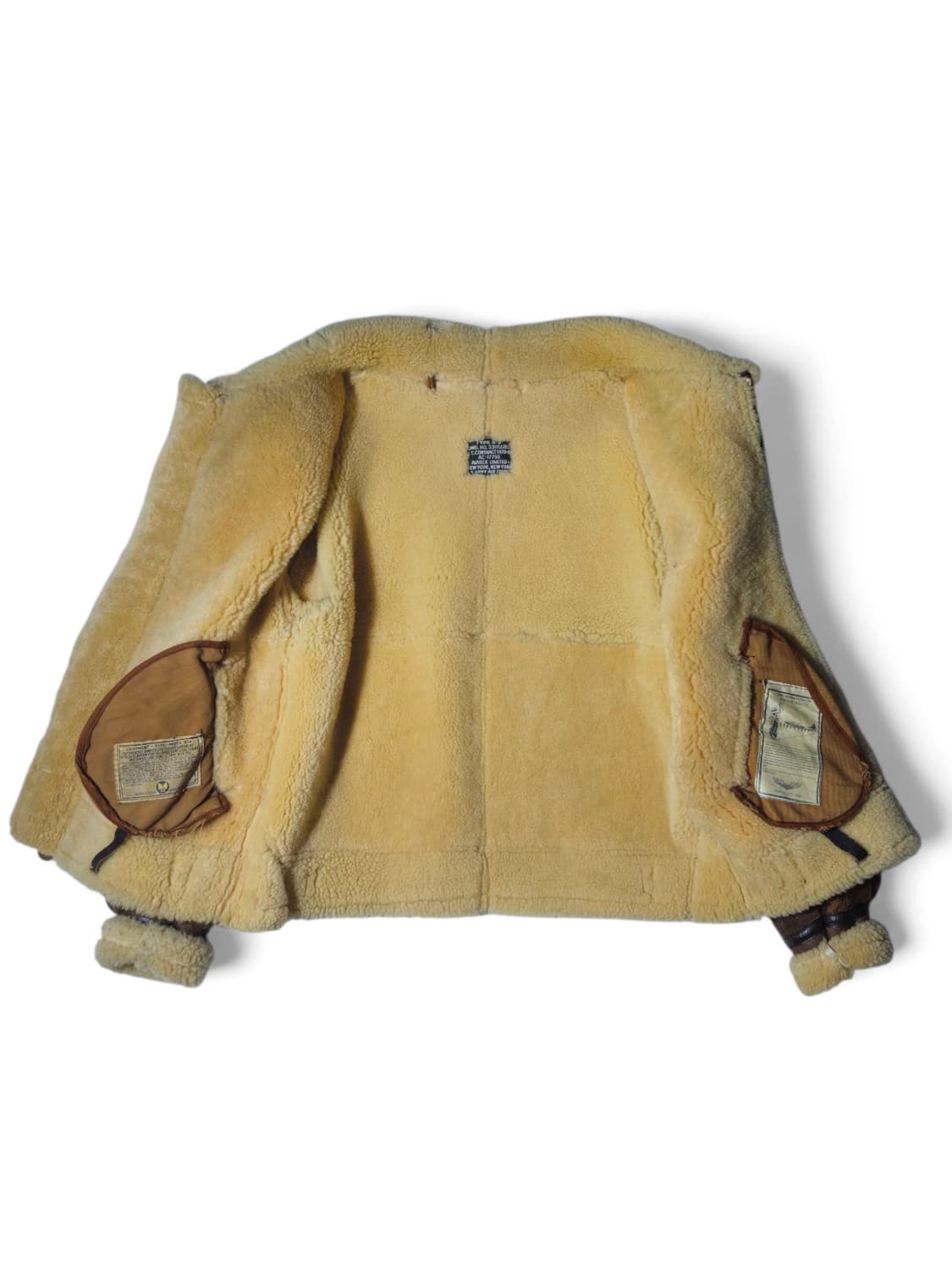 아비렉스 B-3 무통 무스탕 자켓 M 상품이미지6