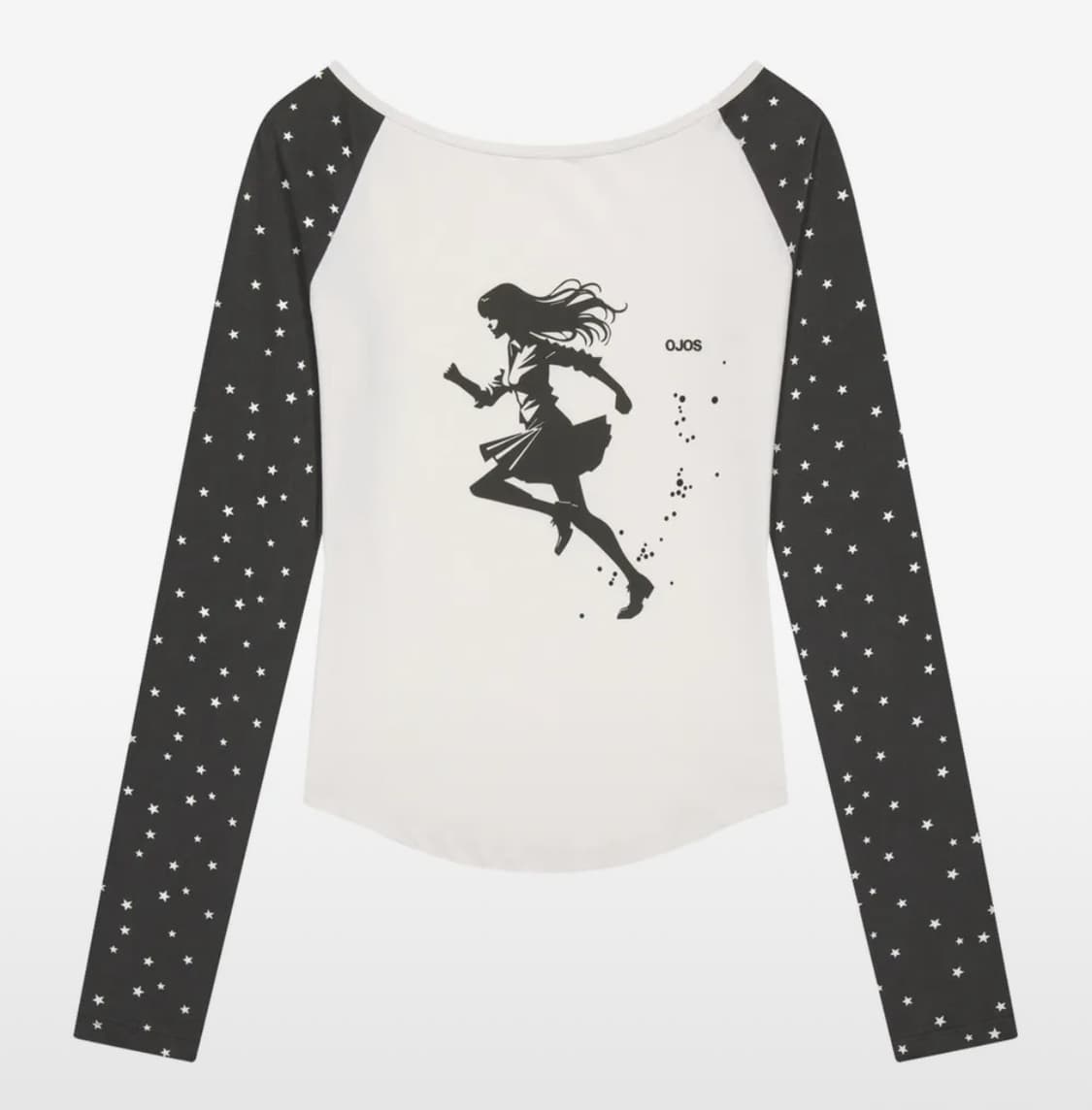 오호스 스타 레글런 롱슬리브 차콜 상품이미지1