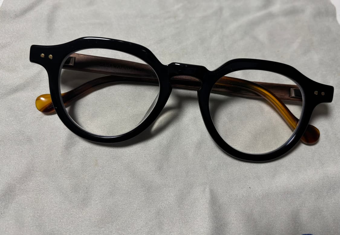 블랙 토마 101 사가와후지이 토마 안경테 상품이미지1