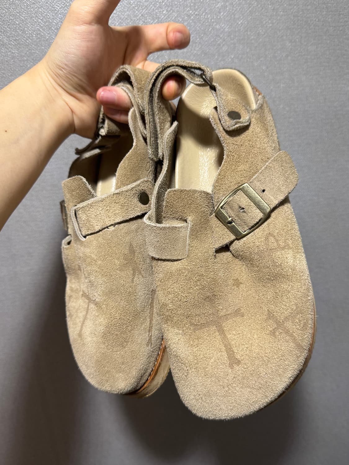 [2] 폴리테루 슬라이더 베이지 슬리퍼 상품이미지2