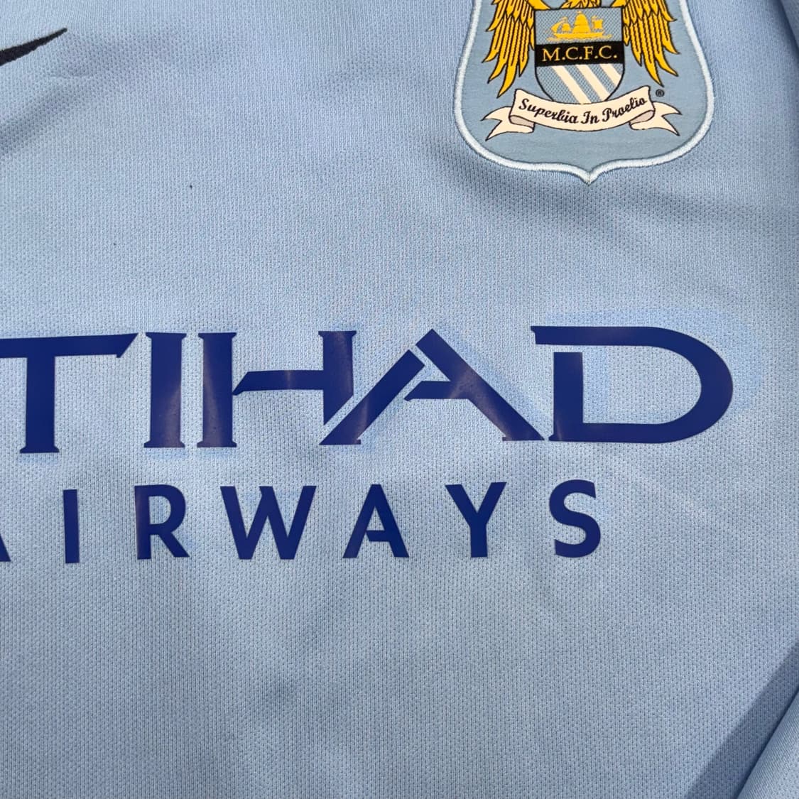 나이키 14 15 맨시티 맨체스터 시티 홈 아구에로 유니폼 상품이미지6