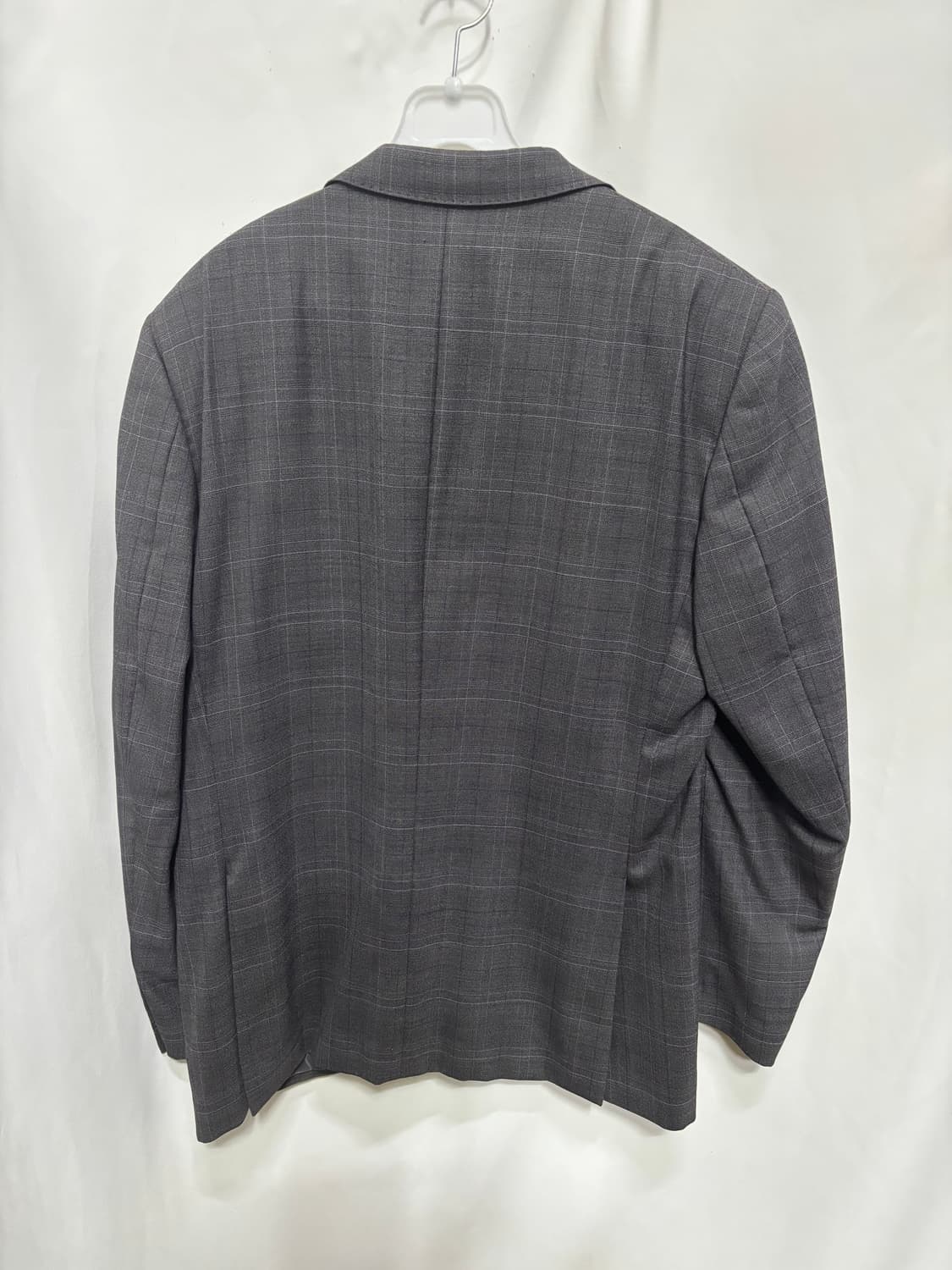 닥스(DAKS)봄 가을 남성 그레이 체크 정장 자켓 100-85-170 상품이미지4