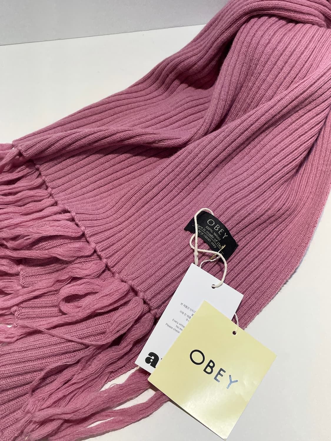 오베이 골지 울 목도리 A1416 상품이미지3