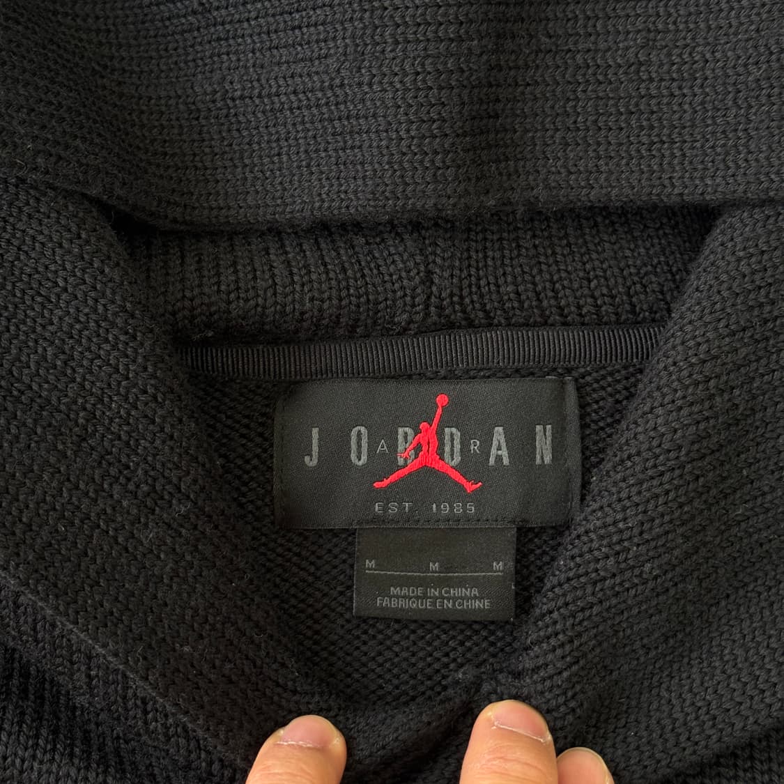 조던x아 마 마니에르 데미지 니트 후드 M(105) 상품이미지5