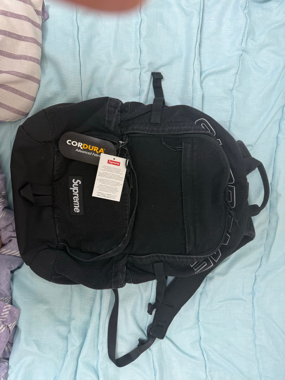 25fw 슈프림 백팩 블랙 상품이미지2