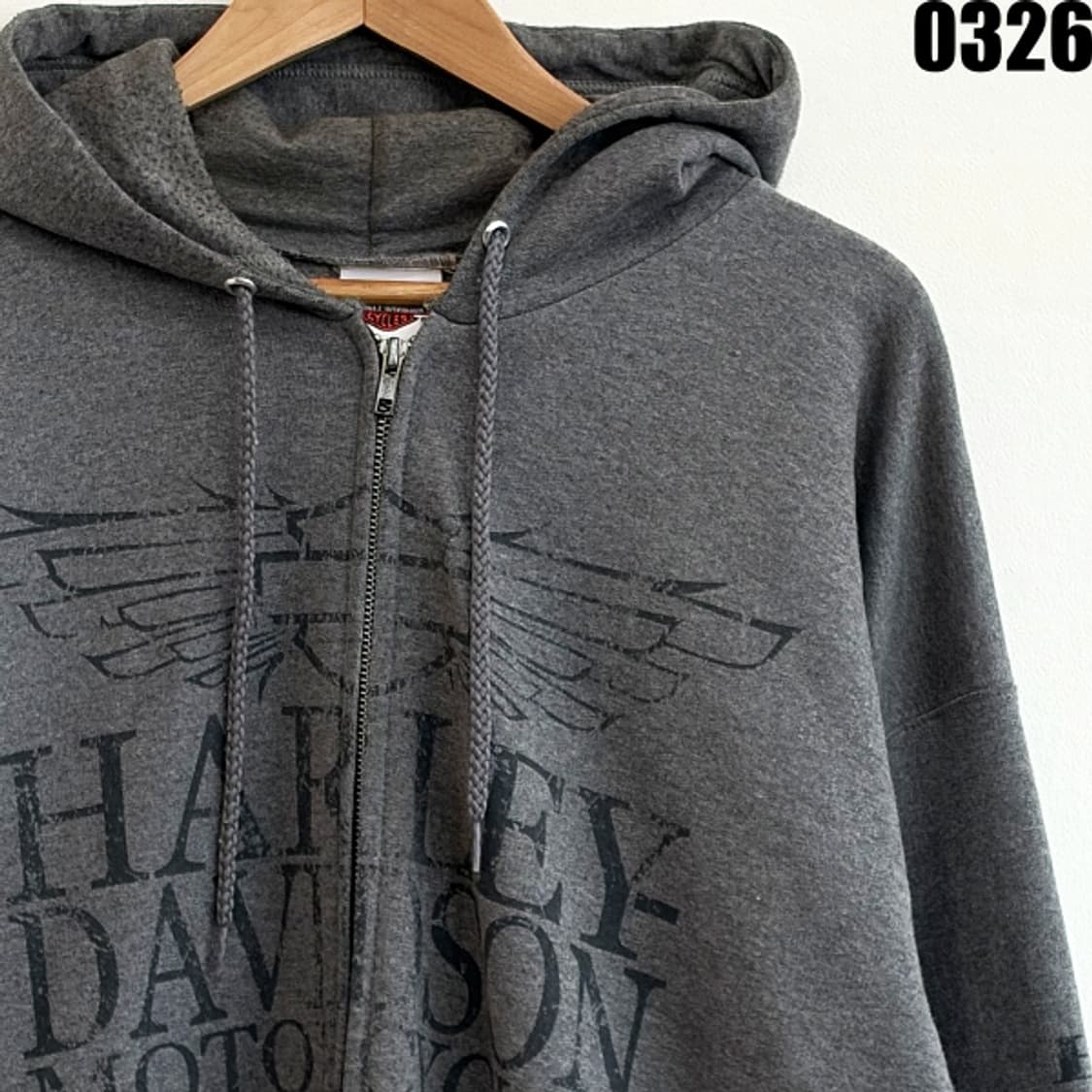 할리데이비슨 모터사이클즈 정품 후드집업 100-105 0326 상품이미지2