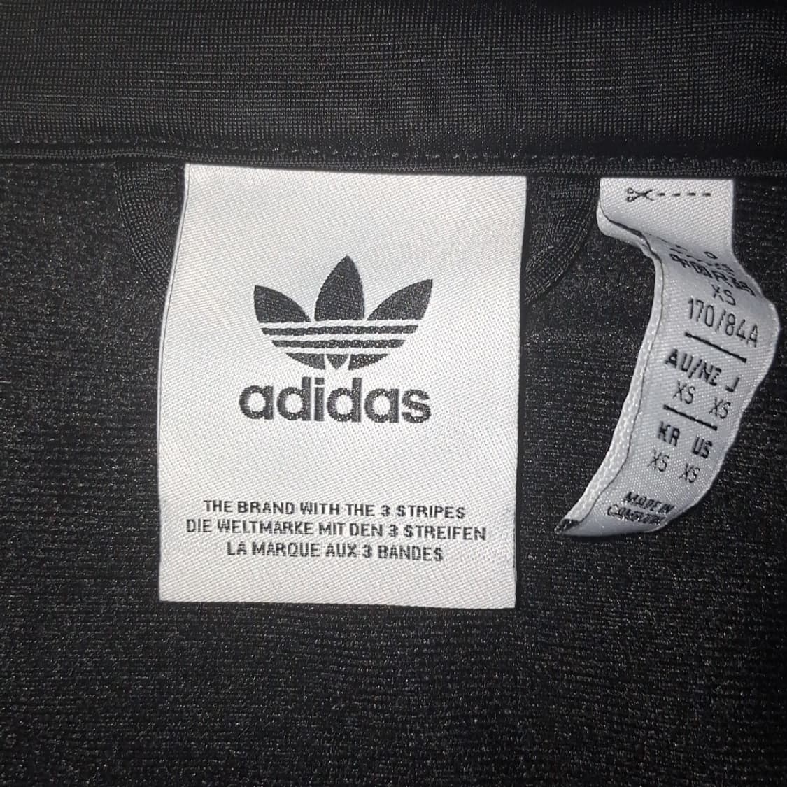 아디다스 파이어버드 블랙 트랙탑 져지 남녀공용xs(90~93) 거의새상품 상품이미지3