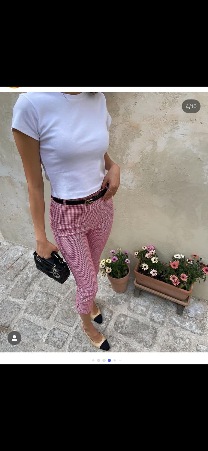 Memo 오드리 팬츠 멀티 핑크 S 상품이미지3