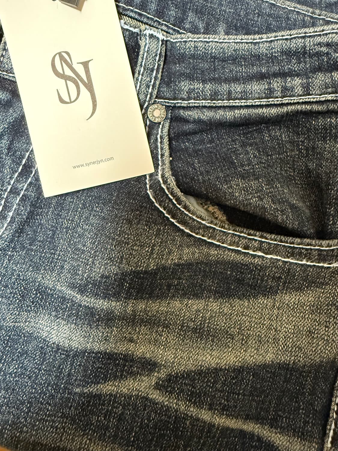 시너진 샌드캣 워싱 팬츠 SAND CAT WASHING BLUE 상품이미지2