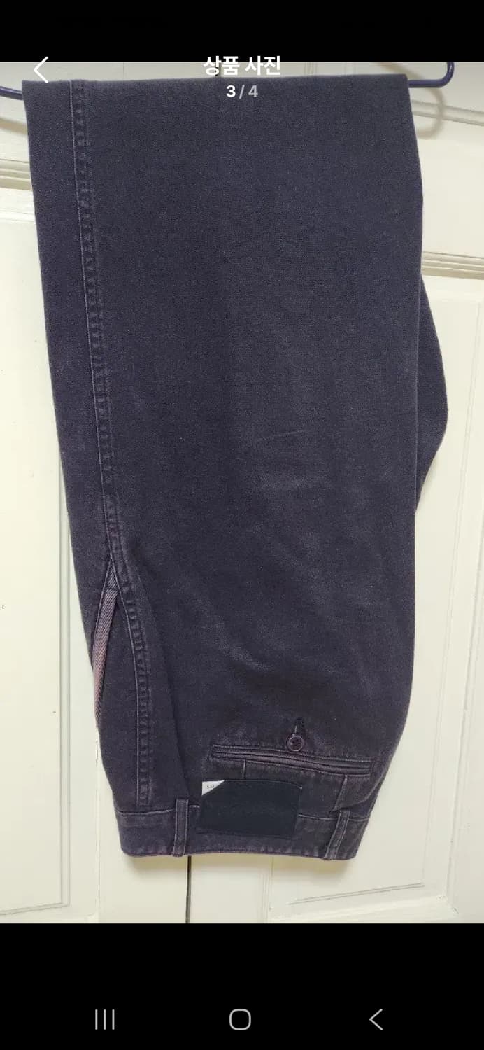 [M] 이얼즈어고 Y-904 빈티지 워싱 치노팬츠 네이비 상품이미지3