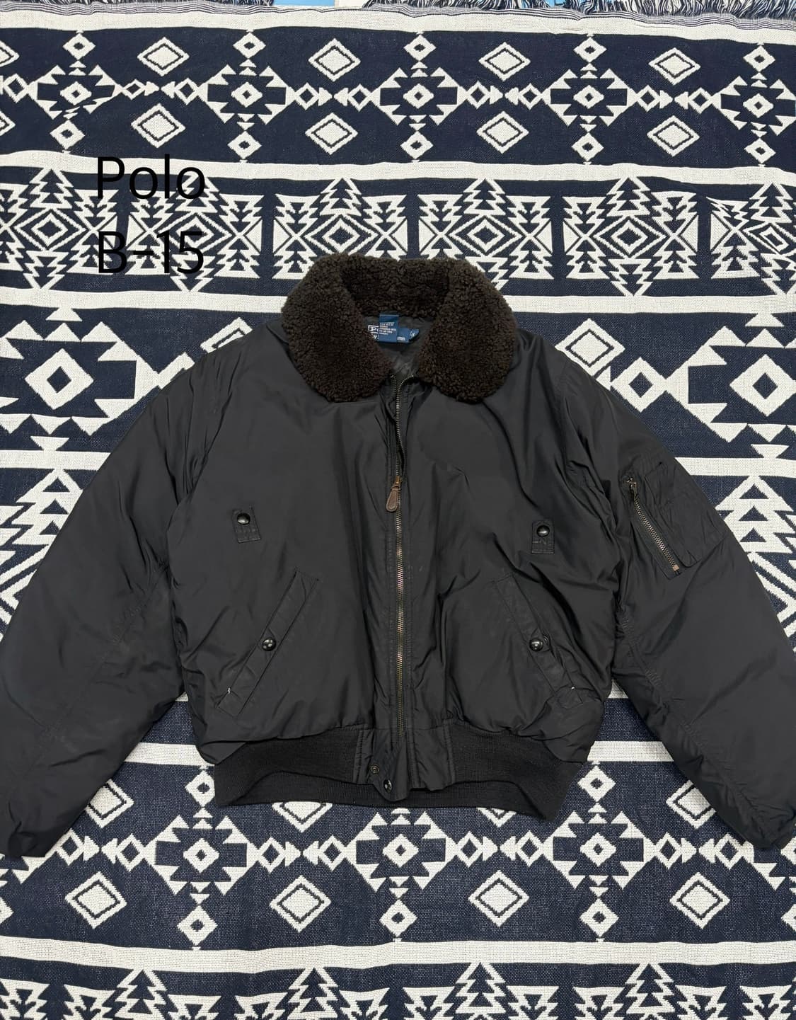 Polo 폴로 b-15 플라이트 봄버 다운 자켓 m 상품이미지1