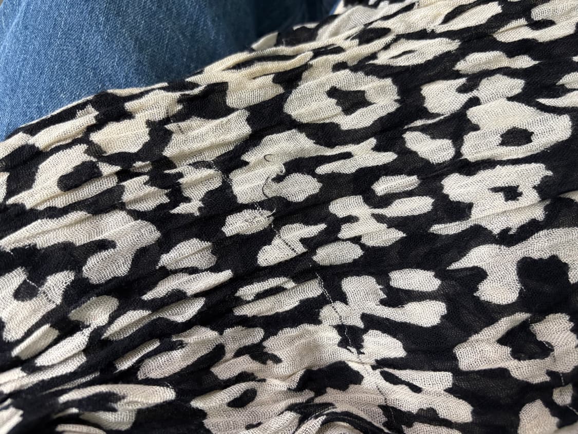 moussy) leopard print scarf 상품이미지4