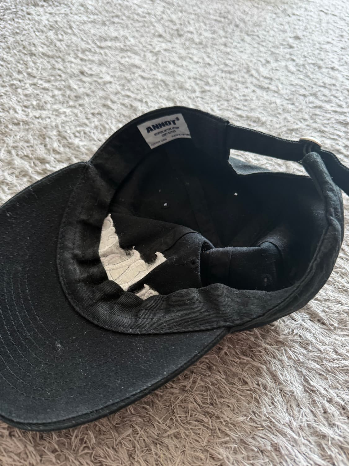 아노트 블랙 모자 상품이미지2