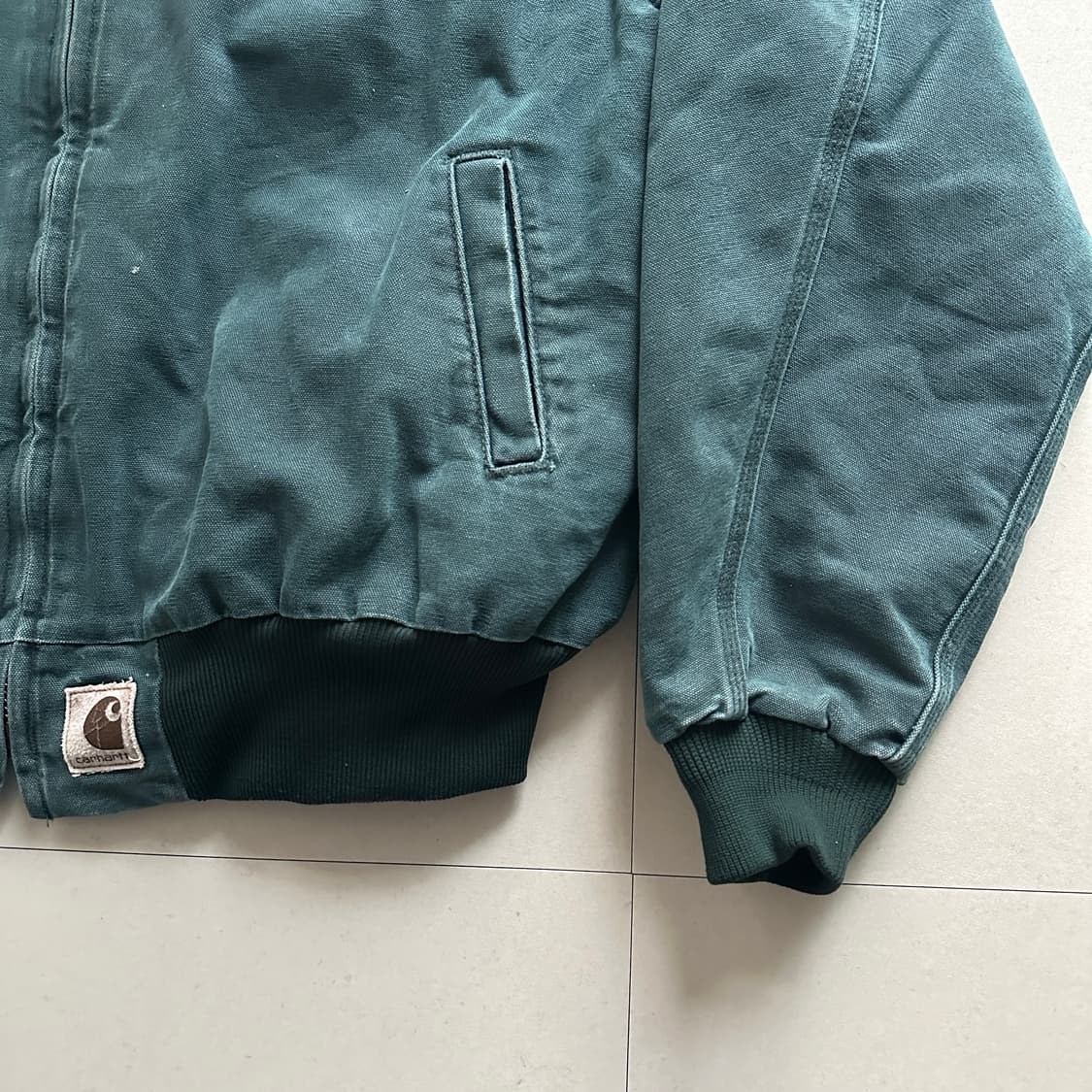 90s 칼하트 산타페 헌터 그린 J14HTG 워크자켓 (2XL) 상품이미지6