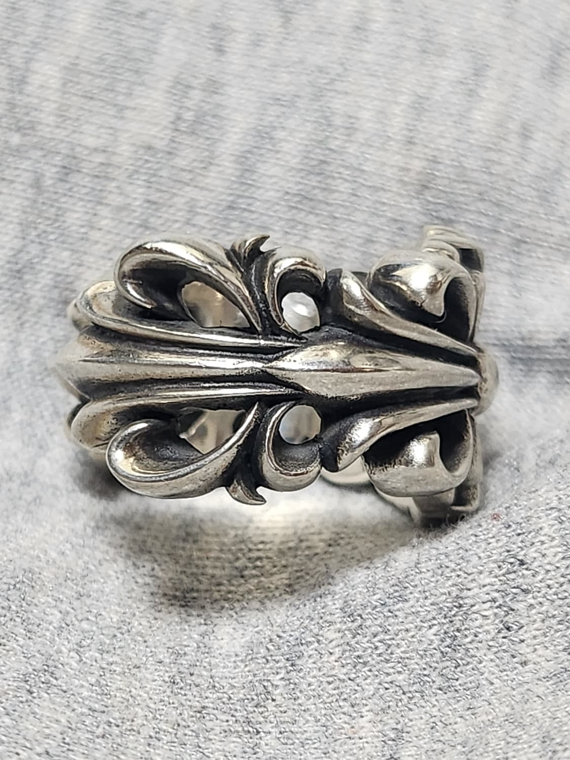 크롬하츠 더블 플로랄 링 us9 상품이미지2