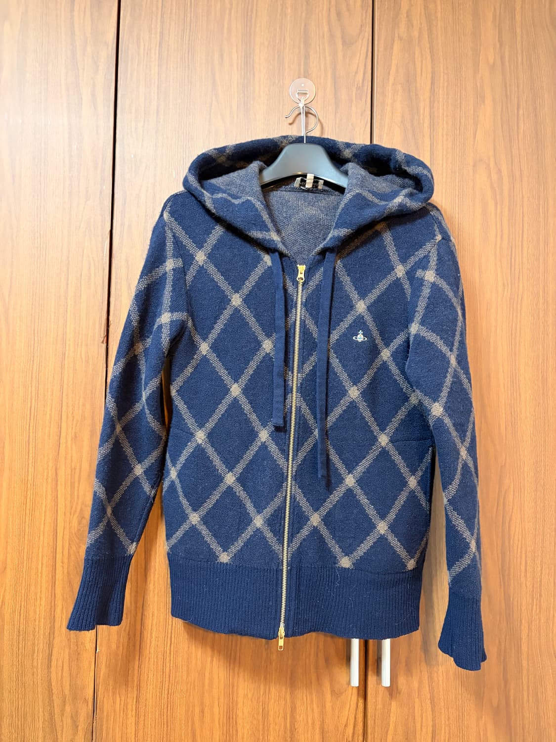 Vivianne westwood man 니트 후드집업 상품이미지2