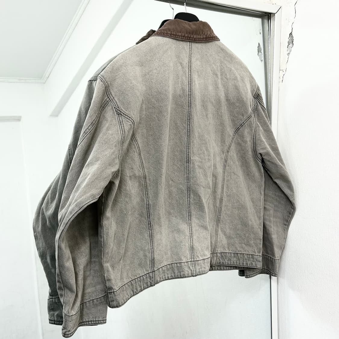 인사일런스 워시드 데님 워크 자켓 상품이미지5