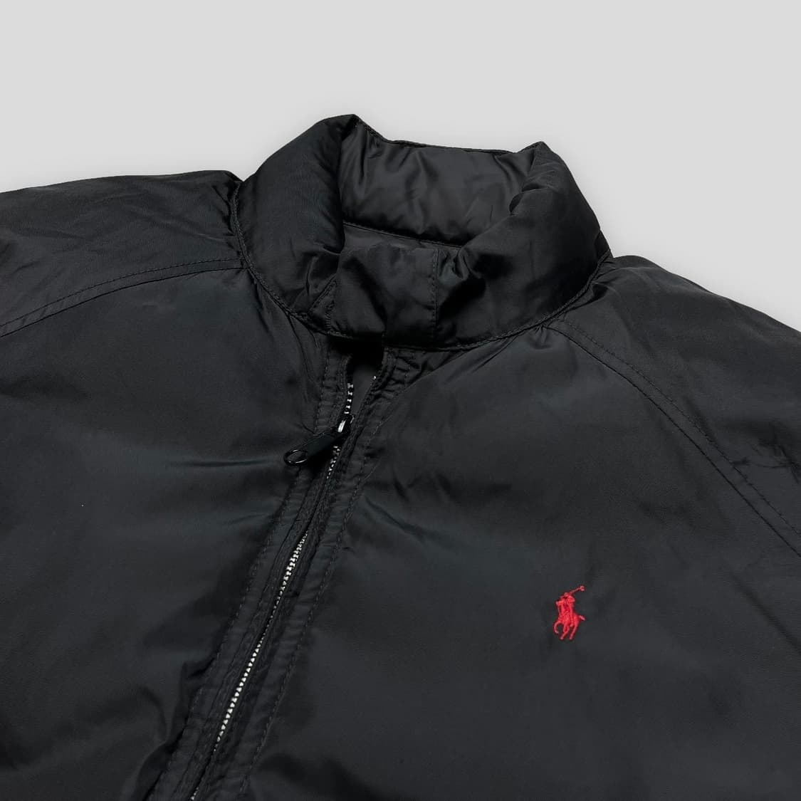 폴로 리버시블 레드 포니 패딩 상품이미지5