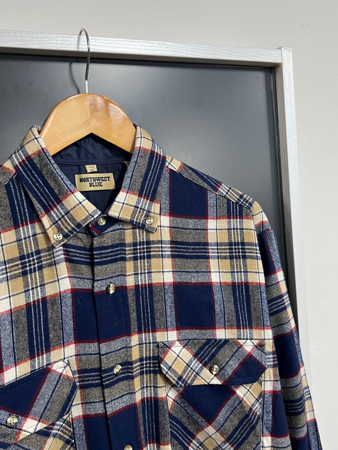 90s, North West Blue Vintage 노스웨스트 블루 플라 상품이미지2