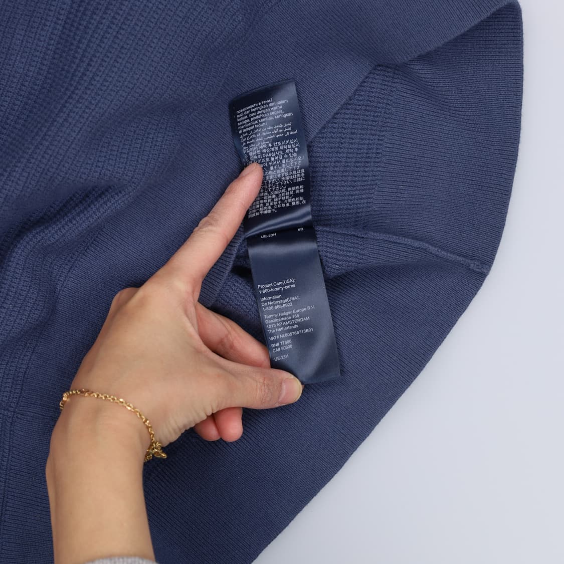 [L] 타미힐피거 오가닉코튼 니트조끼 1229H2 상품이미지4