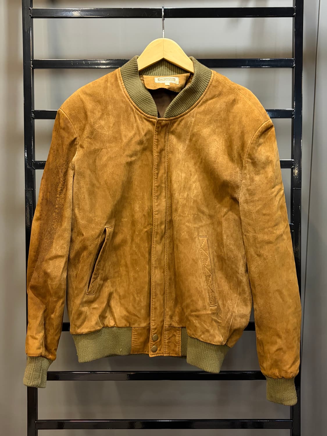 (L) 빈티지 산양가죽 점퍼 카멜 6.9 상품이미지1