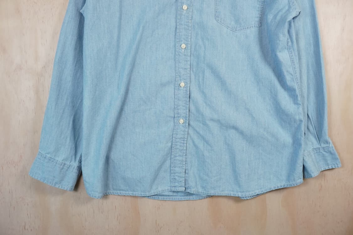 90s 모리스 샴브레이 셔츠 Maurices 상품이미지5