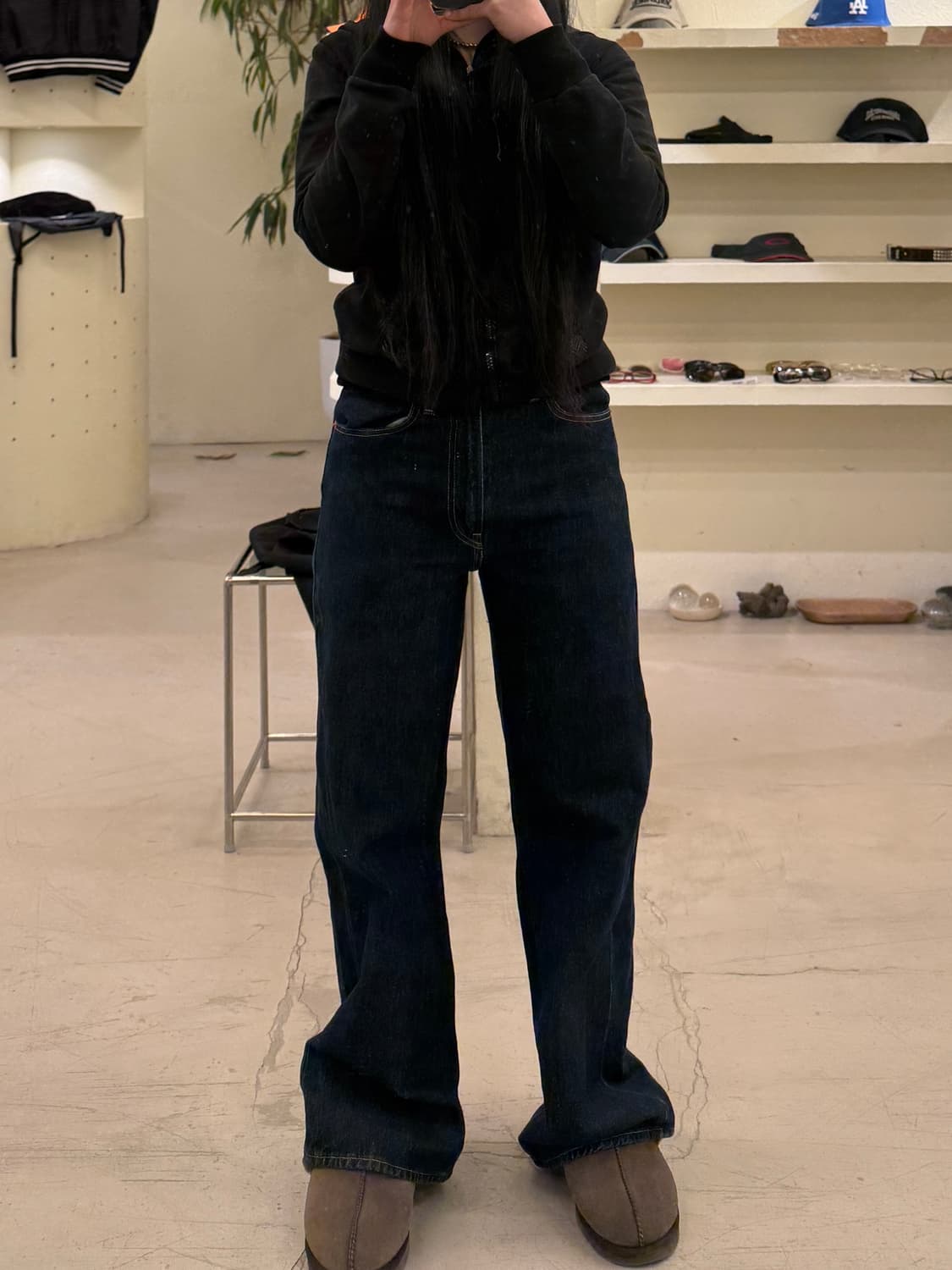 리바이스 프리미엄 립케이지 와이드 레그데님 팬츠 U684 상품이미지1