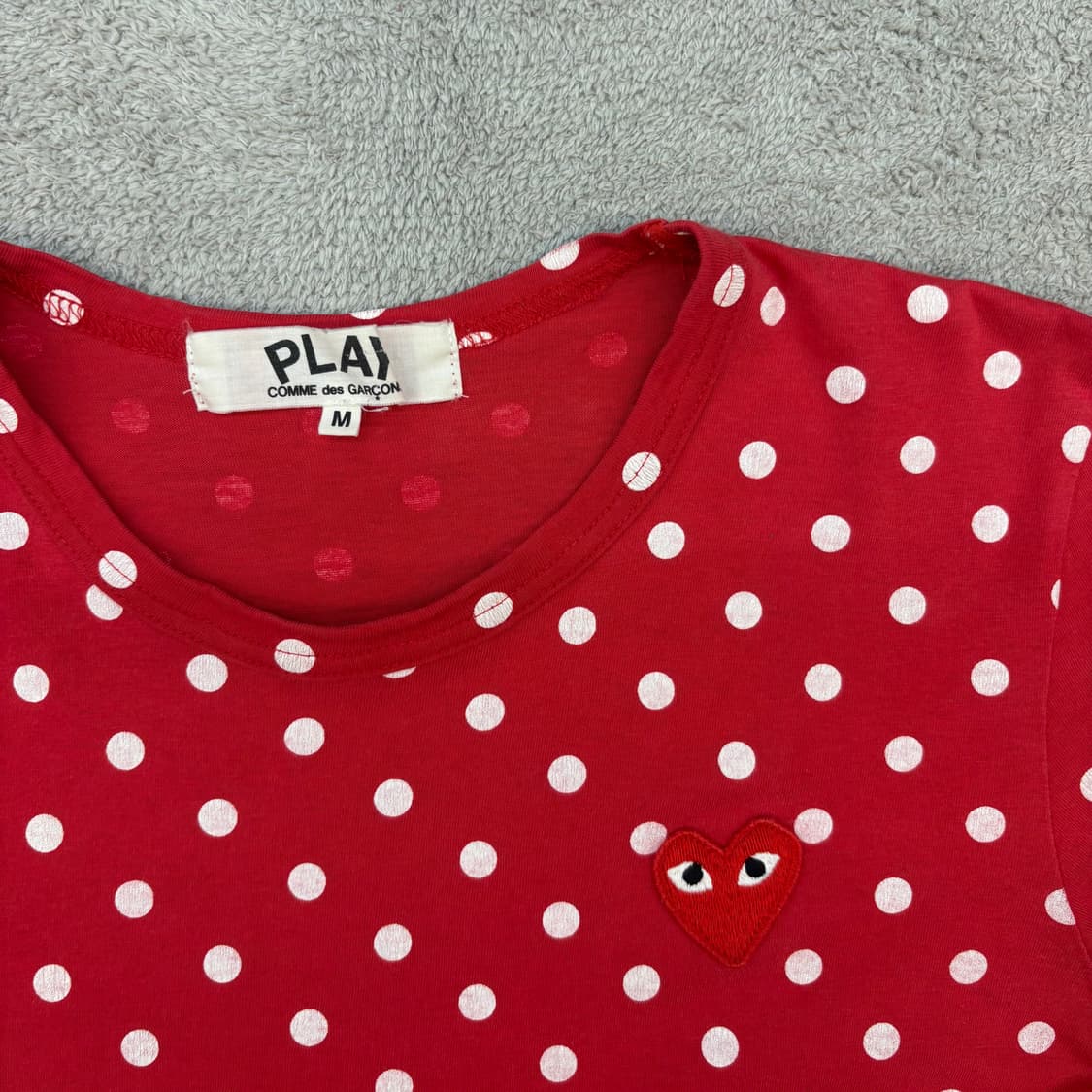 꼼데가르송 폴카 도트 롱슬리브 상품이미지3