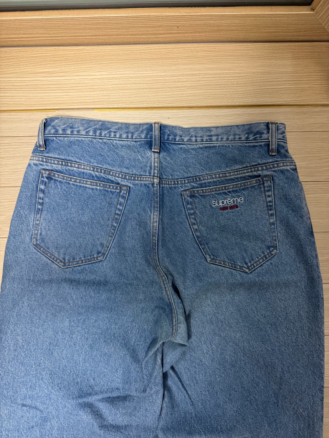 슈프림 배기진 워시드 인디고 상품이미지4