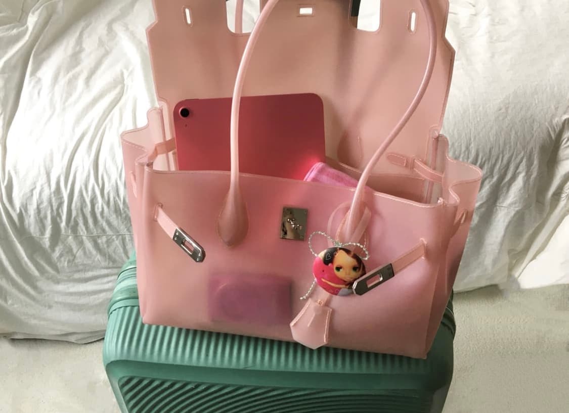 새상품🎀 뮤트핑크 젤리버킨 상품이미지3