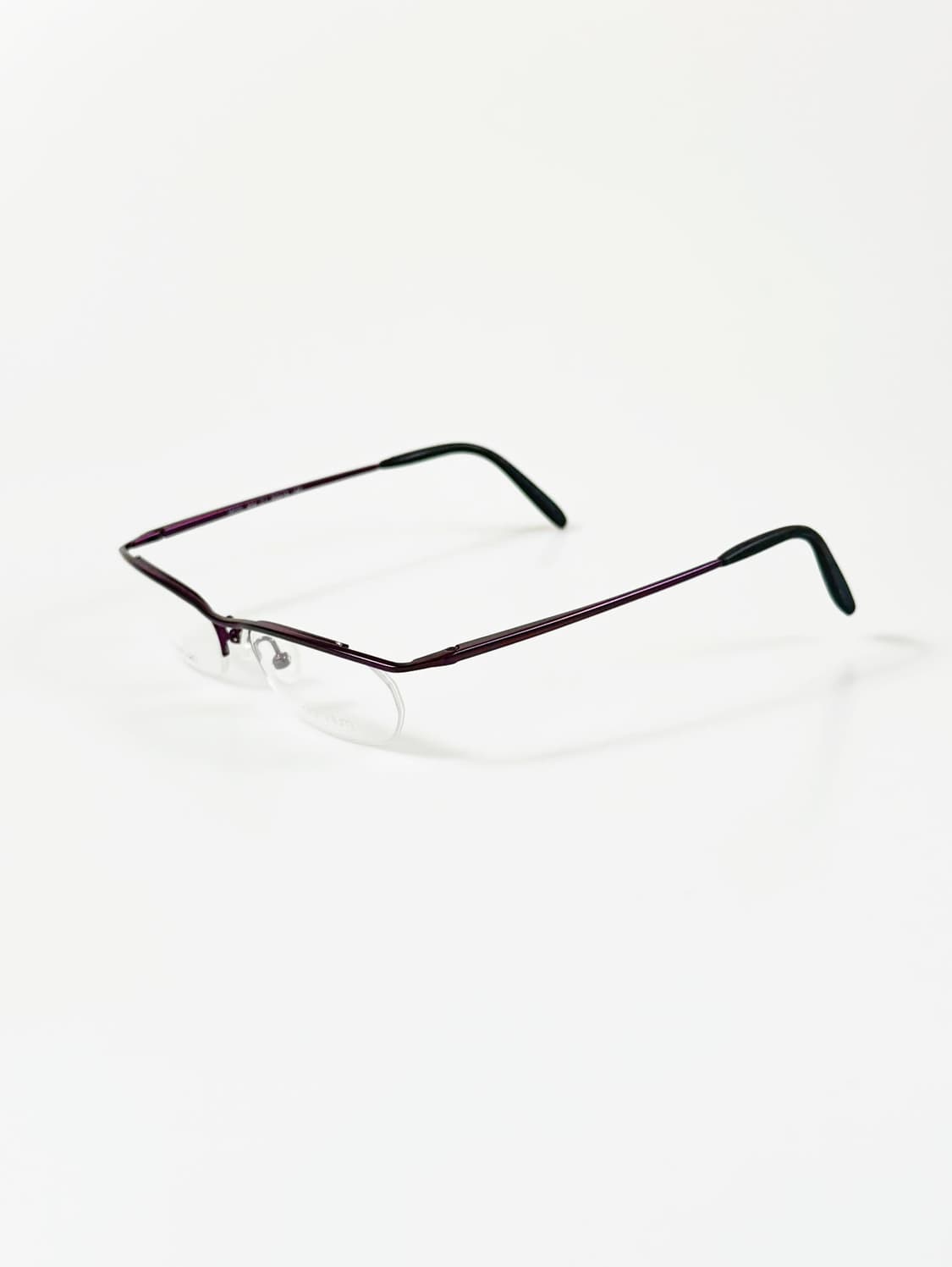 KARAVERSO 바이올렛 하프림 스퀘어 빈티지 안경 상품이미지3