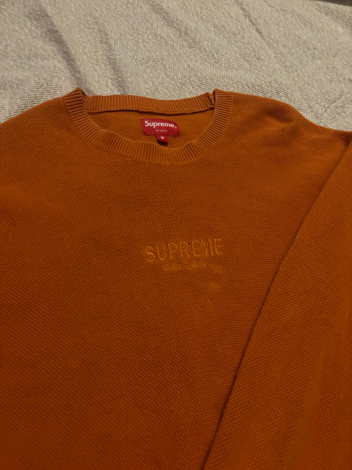 슈프림 니트 맨투맨 m 상품이미지2