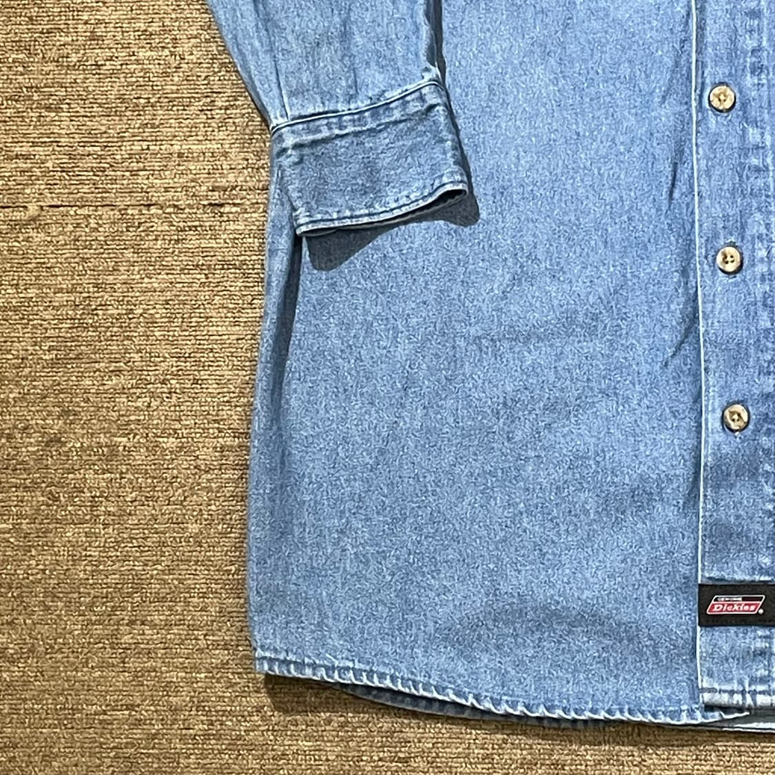 (M) Dickies 디키즈 코튼 데님 셔츠 상품이미지5