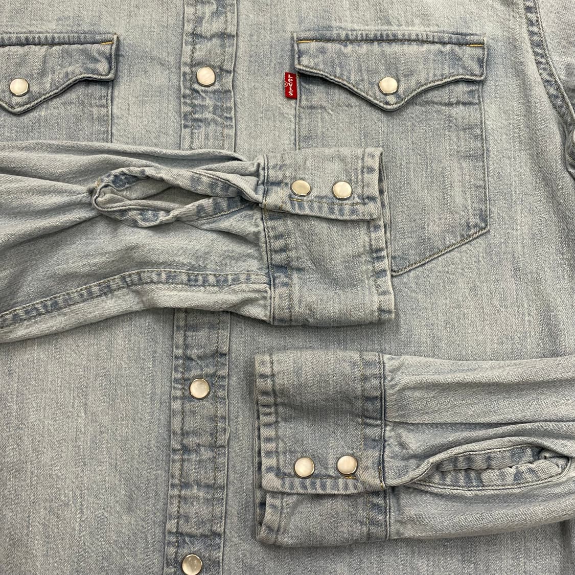 (M) Levi's 리바이스 웨스턴 데님 셔츠 상품이미지7