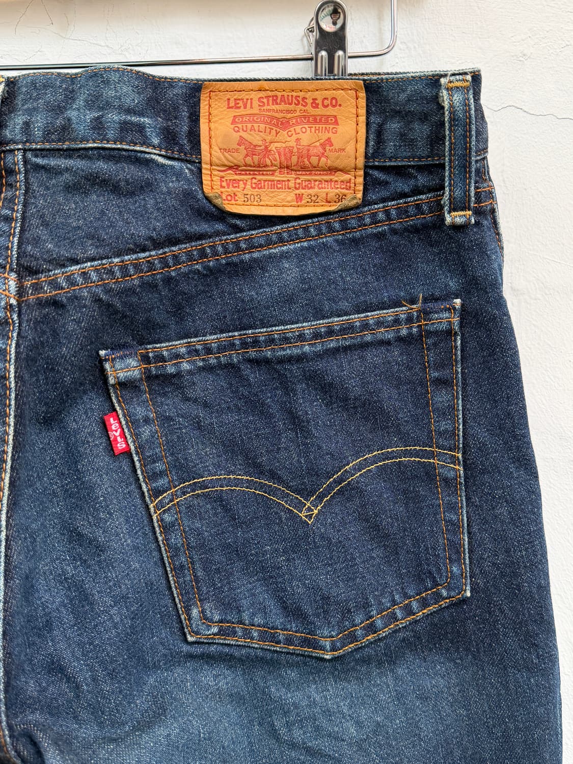 Levis 503 리바이스 90s 재팬 데님 팬츠 W32xL36 상품이미지7