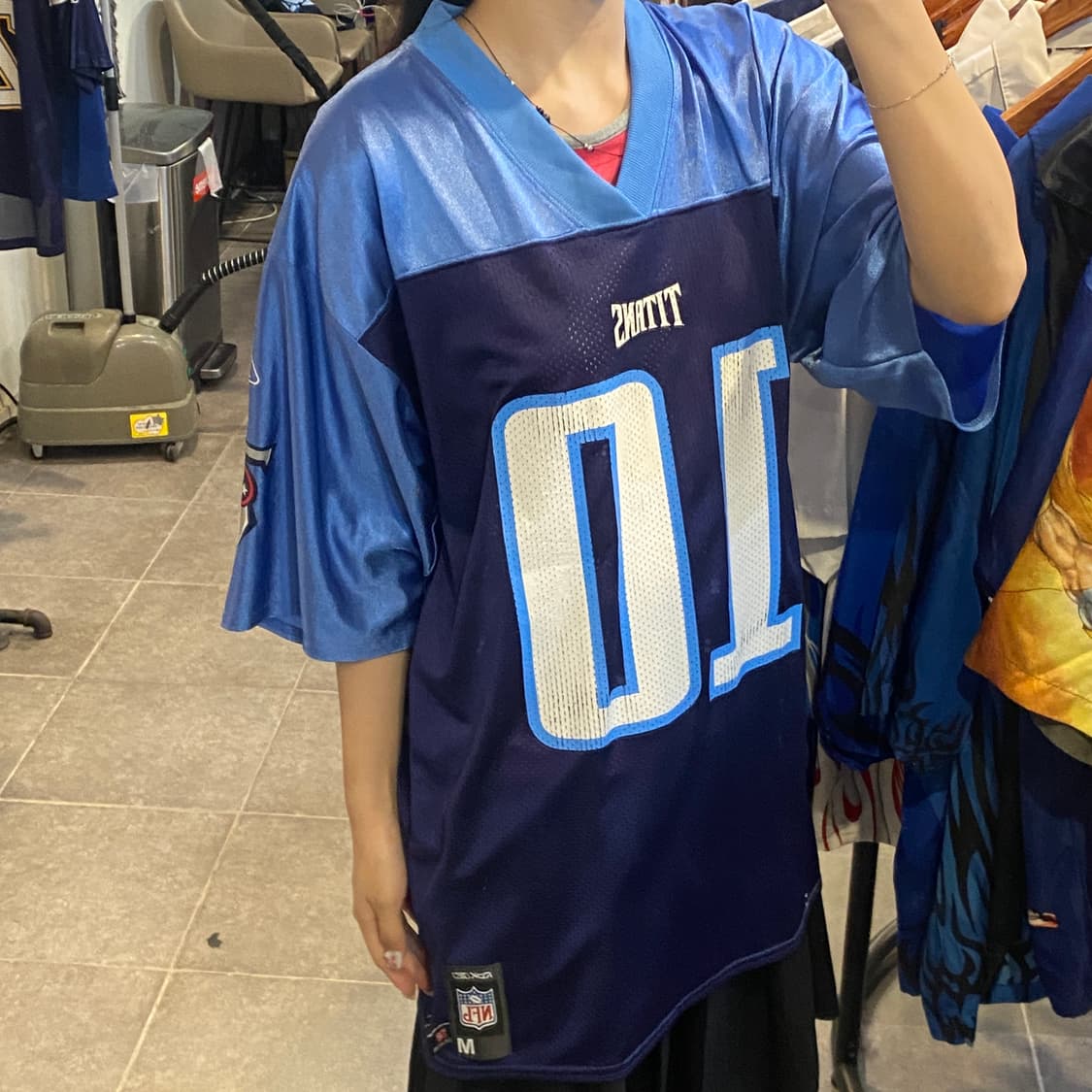 [NO.9] NFL 풋볼 져지 반팔티 블루 상품이미지2