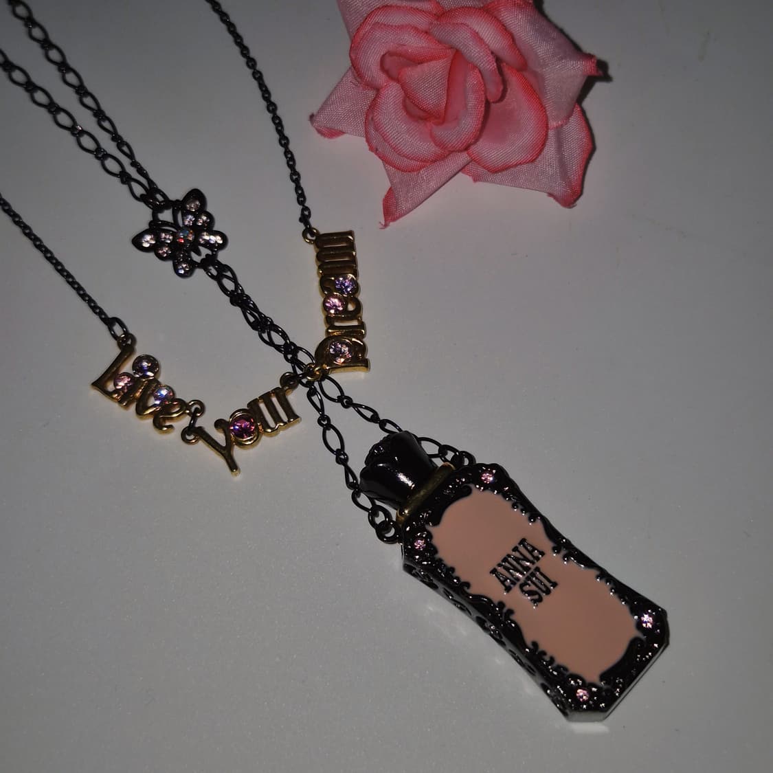 09s 한정 안나수이 향수 보틀 목걸이&초커 세트 상품이미지9