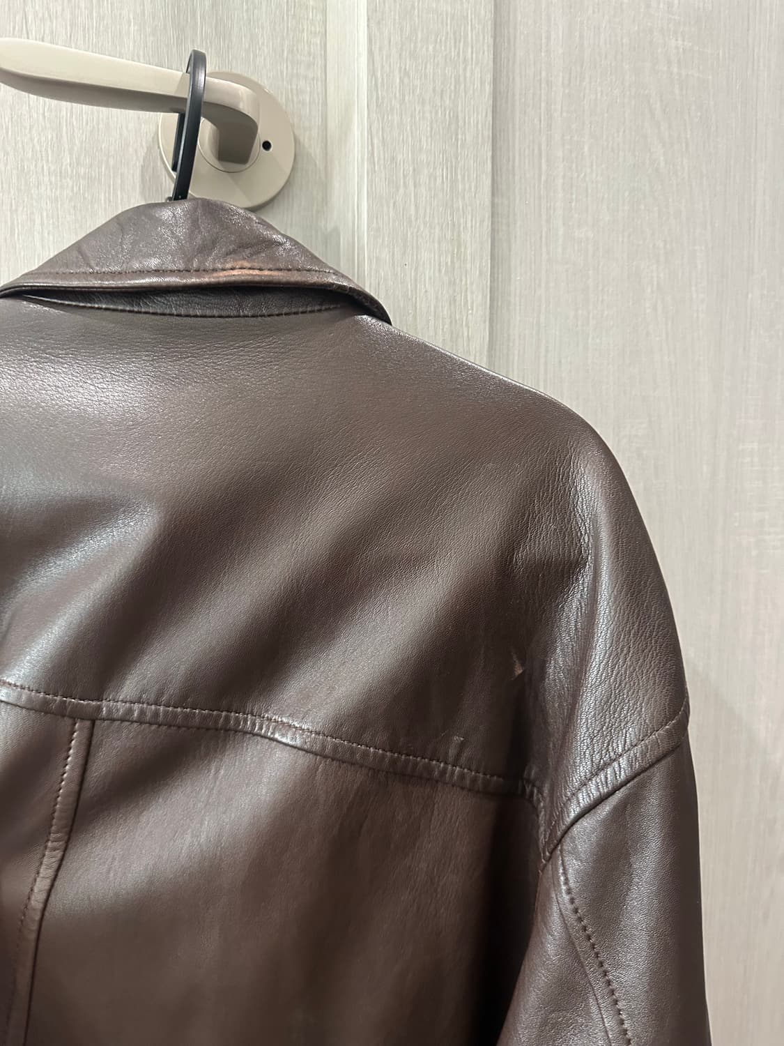 빈티지 양가죽 하프기장 자켓 상품이미지7